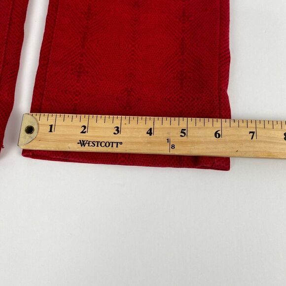 Lexi Jeans Womens Size 6 Straight Leg Red Stretch Cotton Blend Comfort Used - Picture 9 of 16